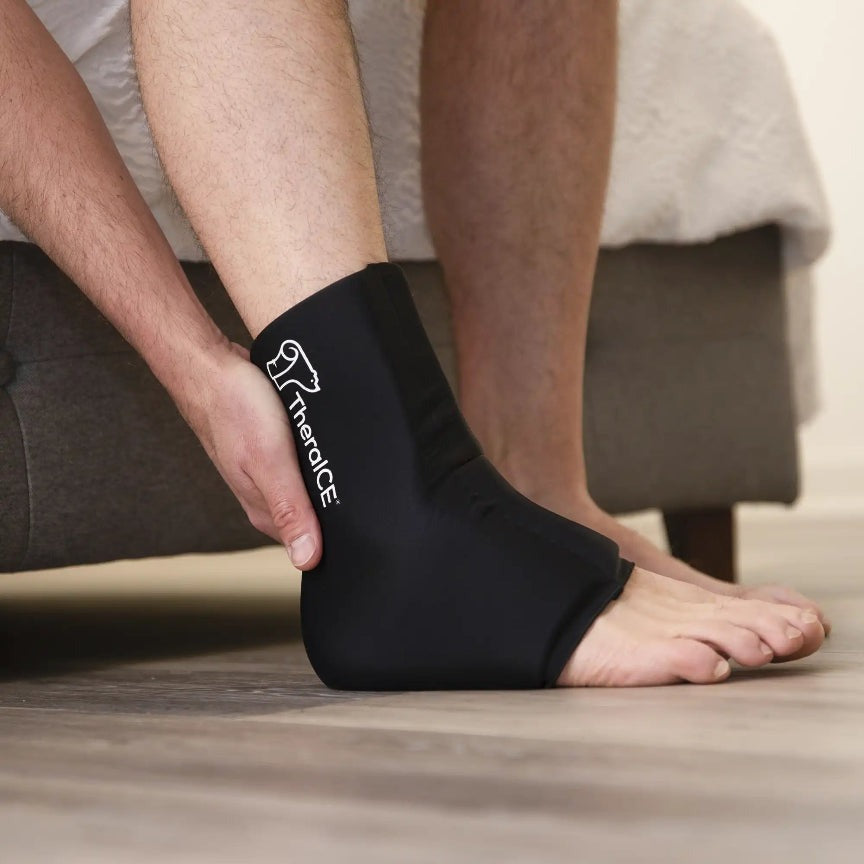 TheraICE Hot & Cold Ankle Compression Sleeve