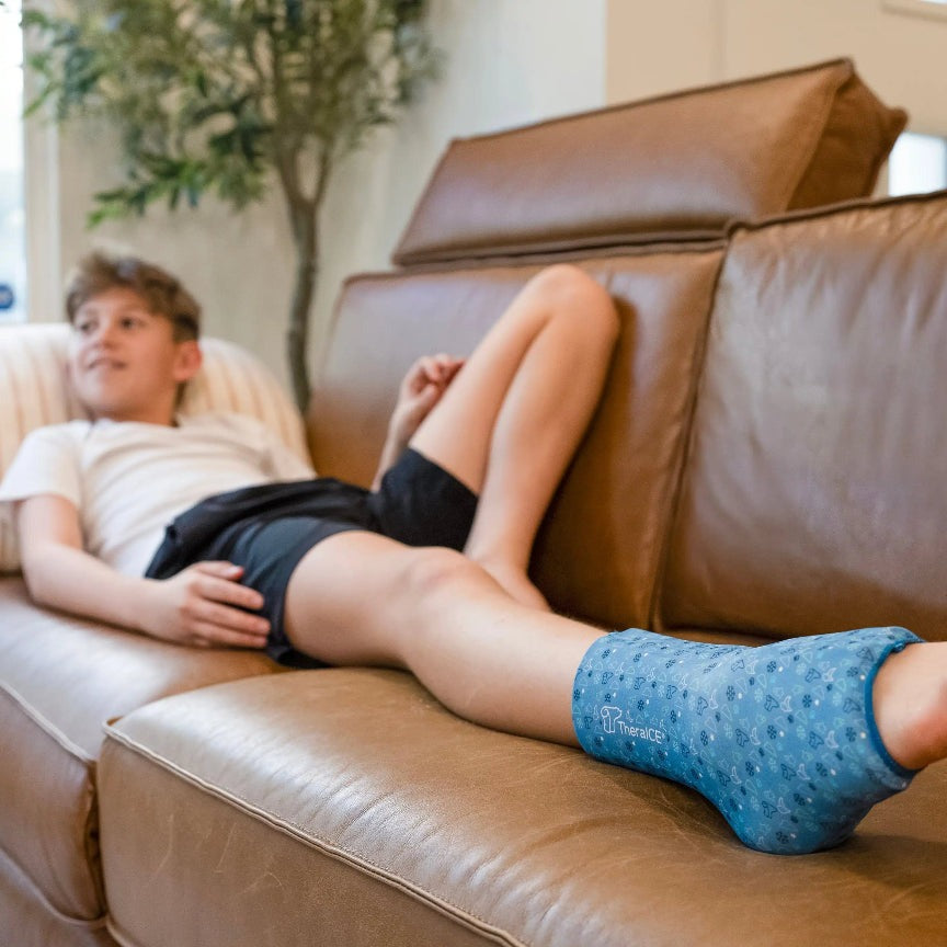 TheraICE Hot & Cold Ankle Compression Sleeve Junior