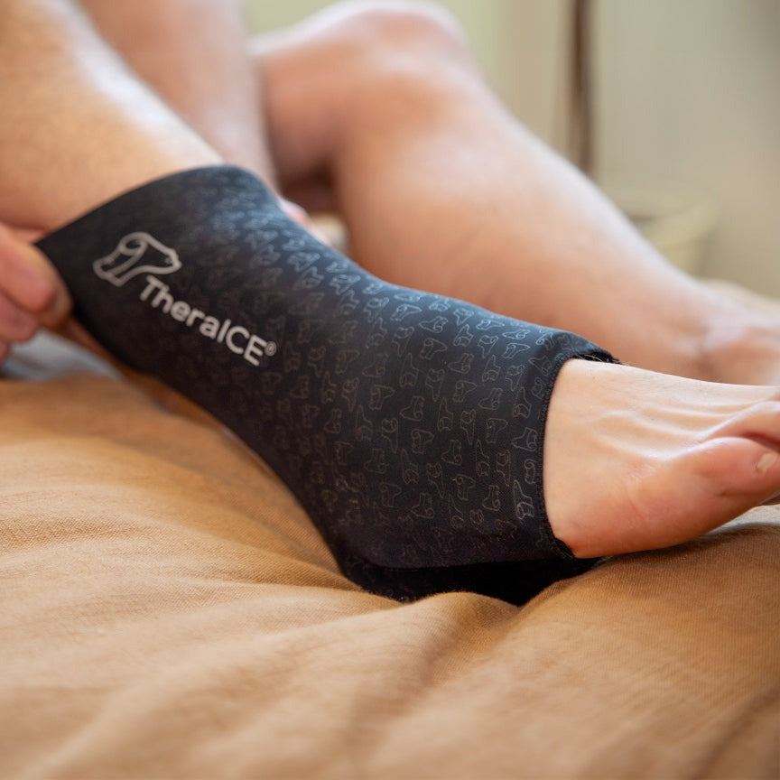 TheraICE Cold Ankle Compression Sleeve PRO